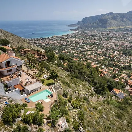 Vista Mare Con Piscina Privata A Mondello Villa *